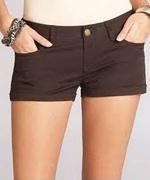 Low Waist Cord Short